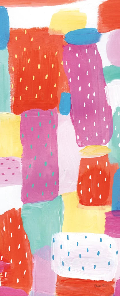 Happy I Spots Crop by Farida Zaman