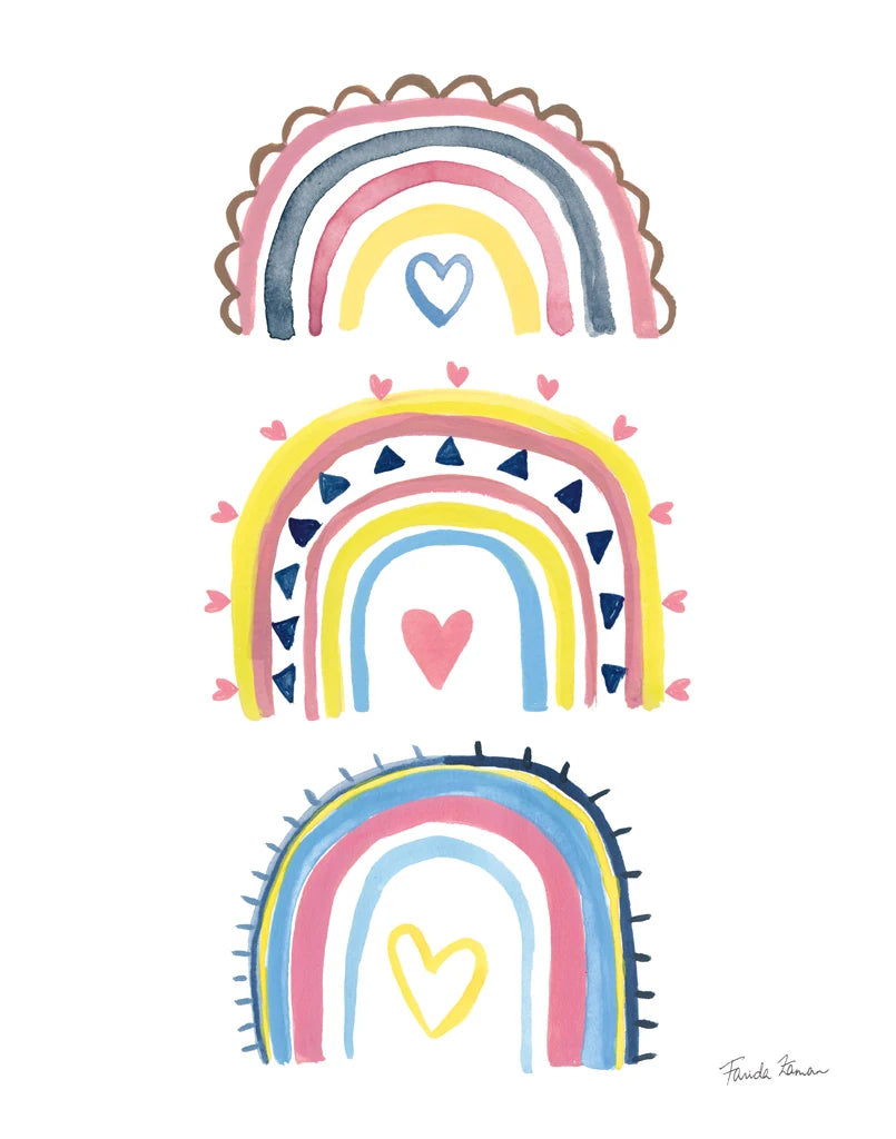 Happy Rainbow I by Farida Zaman