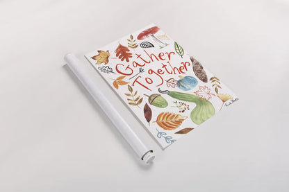 Hello Fall II by Farida Zaman. shown as a rolled paper print. Available as archival giclee rolled canvas, fine art paper, or poster print. SKU 36963h.