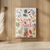 Hello Fall IV by Farida Zaman. shown as over sized large wall art. Available as an archival giclee rolled canvas, fine art paper, or poster print. SKU 36965h.