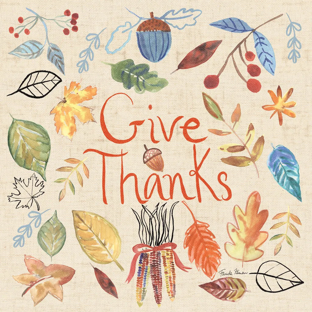 Hello Fall IV Sq Burlap by Farida Zaman. SKU 47597a. Archival Giclee Fine art print for wall decor.