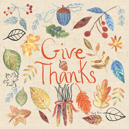 Hello Fall IV Sq Burlap by Farida Zaman. SKU 47597a. Archival Giclee Fine art print for wall decor.