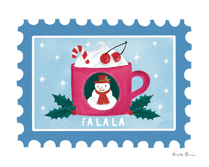 Holiday Stamps I by Farida Zaman