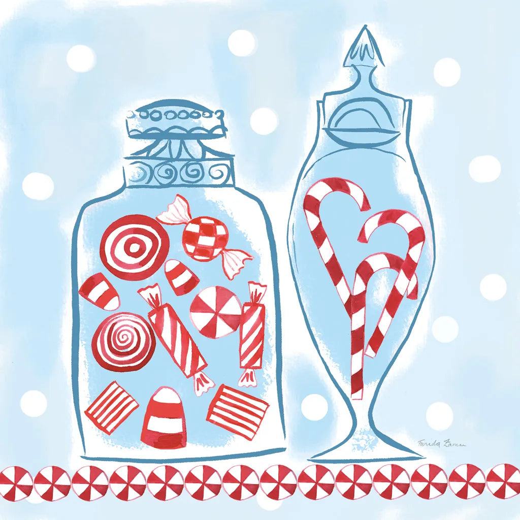 Holiday Treats II by Farida Zaman. SKU 33052a. Archival Giclee Fine art print for wall decor.