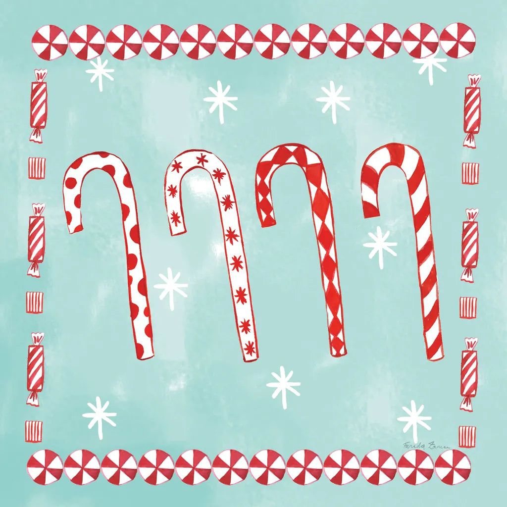 Holiday Treats III by Farida Zaman. SKU 33053a. Archival Giclee Fine art print for wall decor.