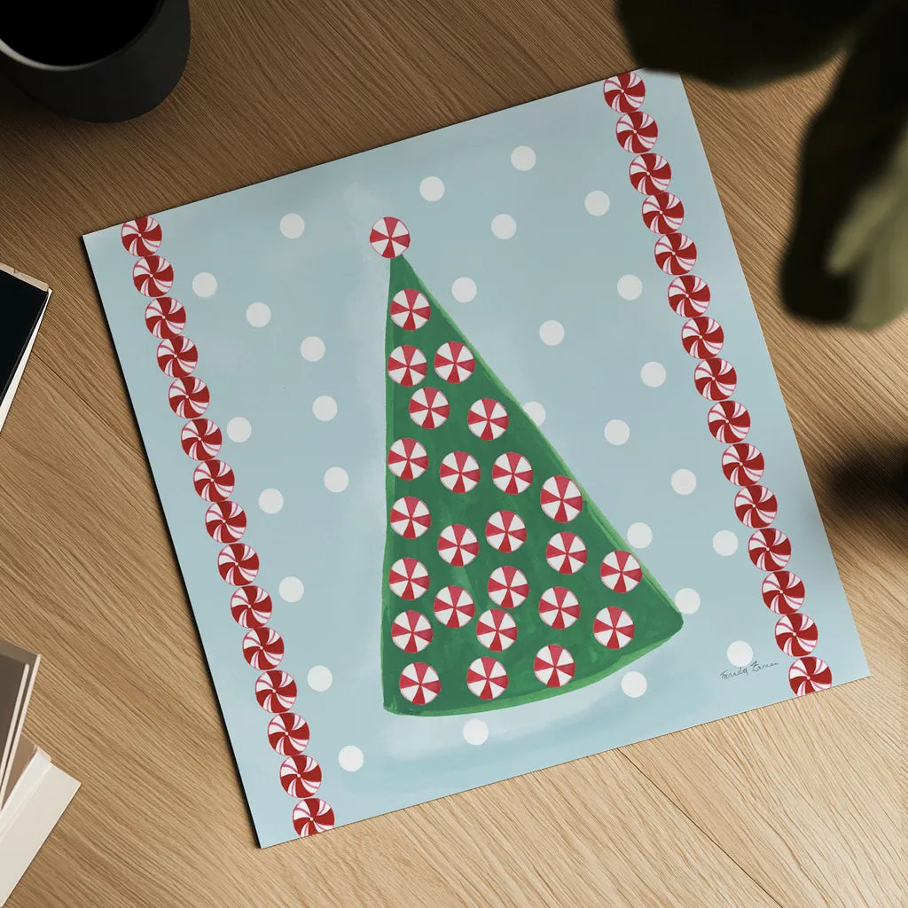 Holiday Treats IV by Farida Zaman. Shown as a detailed flat fine art print, highlighting archival giclee quality. Available as an archival giclee rolled canvas, fine art paper, or poster print. SKU 33054a.