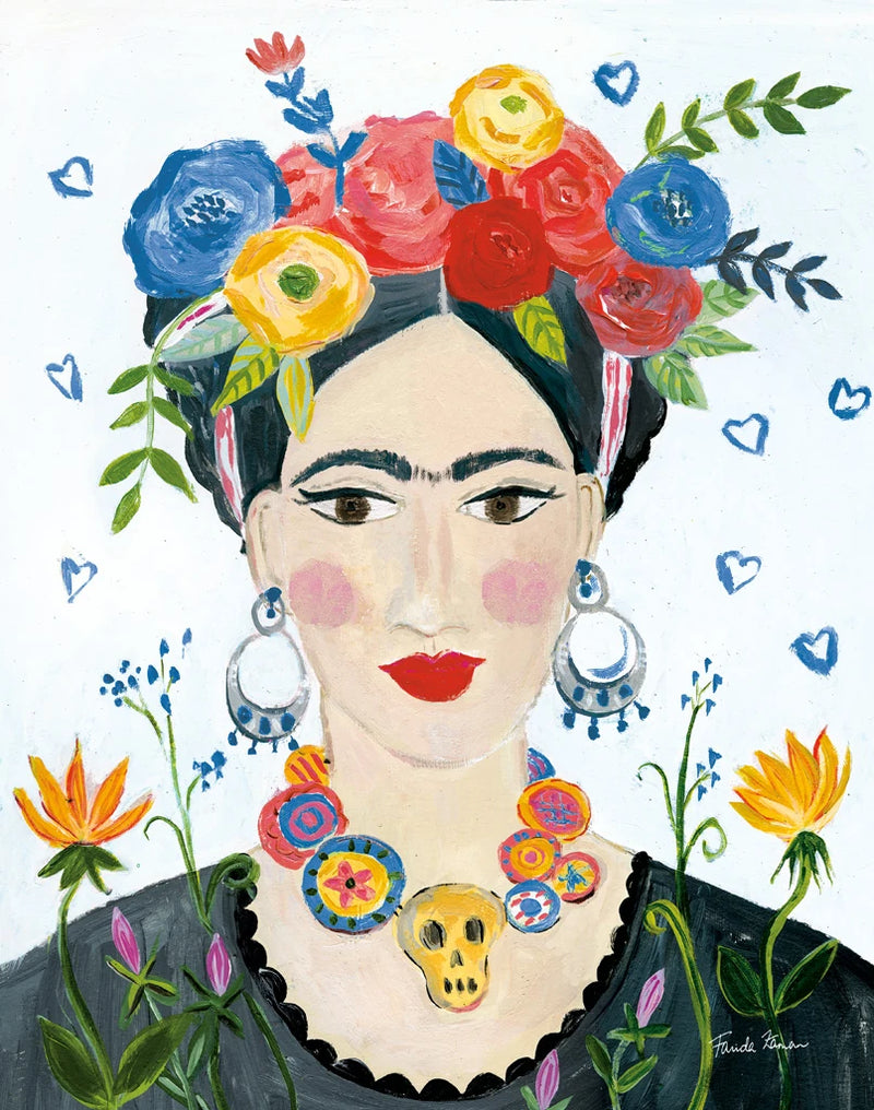 Homage to Frida II Bright by Farida Zaman