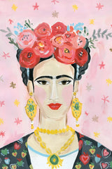 Homage to Frida v2 by Farida Zaman. SKU 54175h. Archival Giclee Fine art print for wall decor.