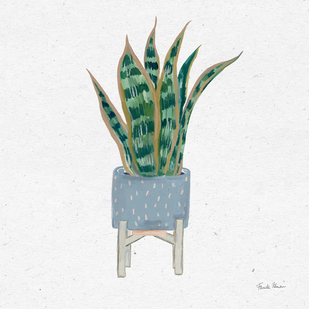 Home Garden II by Farida Zaman. SKU 63538a. Archival Giclee Fine art print for wall decor.