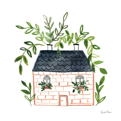 Home Sweet Home II by Farida Zaman. SKU 56841a. Archival Giclee Fine art print for wall decor.