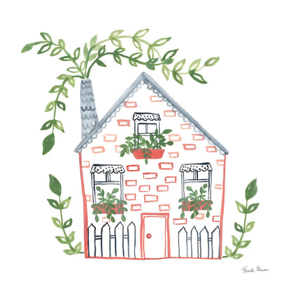 Home Sweet Home III by Farida Zaman. SKU 67384a. Archival Giclee Fine art print for wall decor.