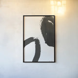 Inky II by Farida Zaman. shown as a paper print in a black flame. Available as a archival giclee rolled canvas, fine art paper, or poster print. SKU 76837h.