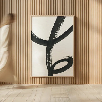 Inky III by Farida Zaman. shown as over sized large wall art. Available as an archival giclee rolled canvas, fine art paper, or poster print. SKU 76838h.