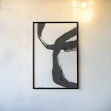 Inky IV by Farida Zaman. shown as a paper print in a black flame. Available as a archival giclee rolled canvas, fine art paper, or poster print. SKU 76839h.