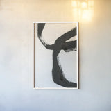 Inky IV by Farida Zaman. shown as a paper print in a white frame. Available as a archival giclee rolled canvas, fine art paper, or poster print. SKU 76839h.