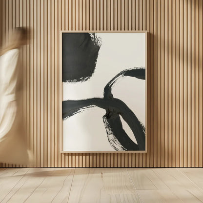 Inky V by Farida Zaman. shown as over sized large wall art. Available as an archival giclee rolled canvas, fine art paper, or poster print. SKU 76840h.