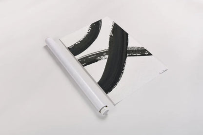 Inky VI by Farida Zaman. shown as a rolled paper print. Available as archival giclee rolled canvas, fine art paper, or poster print. SKU 76841h.