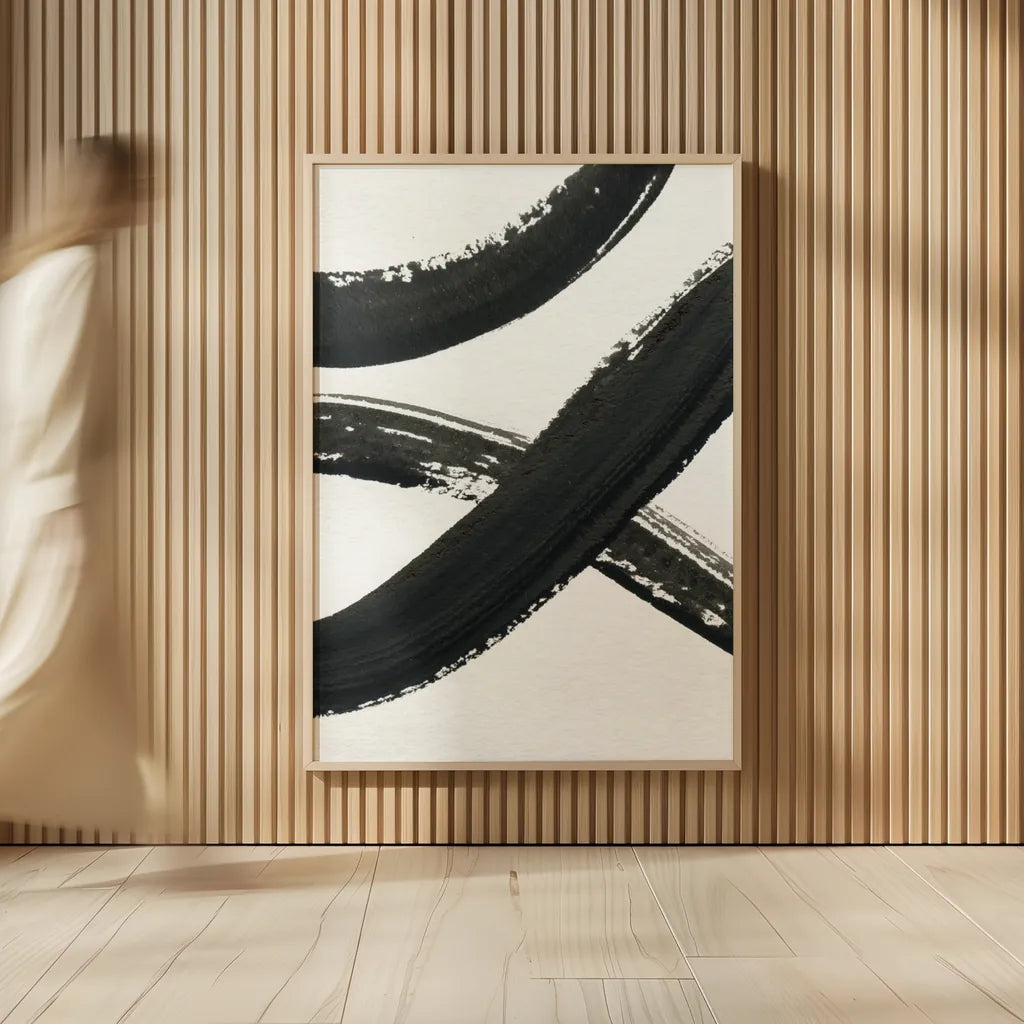 Inky VI by Farida Zaman. shown as over sized large wall art. Available as an archival giclee rolled canvas, fine art paper, or poster print. SKU 76841h.