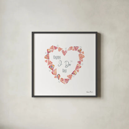 It Takes Two II by Farida Zaman. Shown in a sleek black glass frame for a contemporary gallery look. Available as an archival giclee rolled canvas, fine art paper, or poster print. SKU 46707a.