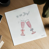 It Takes Two IX by Farida Zaman. Shown as a detailed flat fine art print, highlighting archival giclee quality. Available as an archival giclee rolled canvas, fine art paper, or poster print. SKU 46714a.