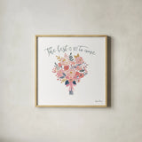 It Takes Two V by Farida Zaman. Shown in a natural wood glass frame for a timeless modern aesthetic. Available as an archival giclee rolled canvas, fine art paper, or poster print. SKU 46710a.