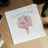 It Takes Two VI by Farida Zaman. Shown as a detailed flat fine art print, highlighting archival giclee quality. Available as an archival giclee rolled canvas, fine art paper, or poster print. SKU 46711a.