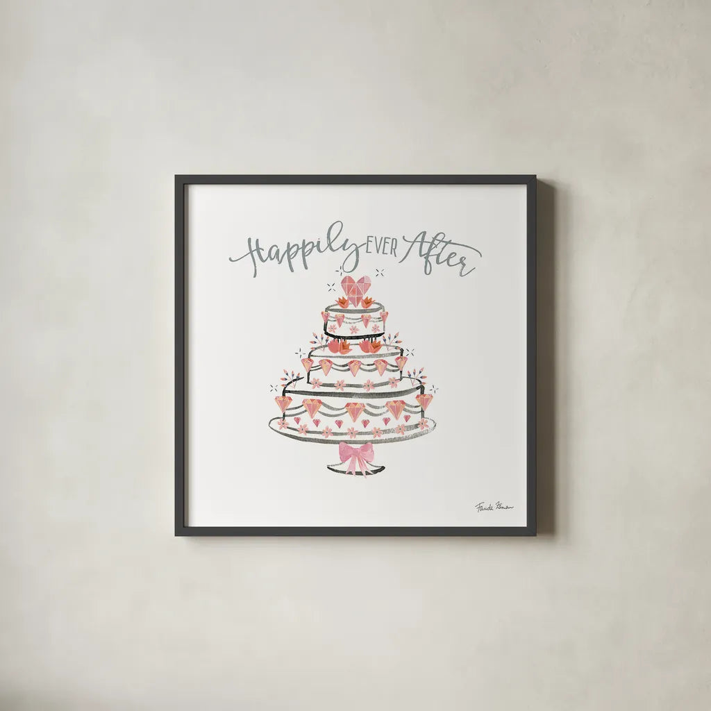 It Takes Two VIII by Farida Zaman. Shown in a sleek black glass frame for a contemporary gallery look. Available as an archival giclee rolled canvas, fine art paper, or poster print. SKU 46713a.