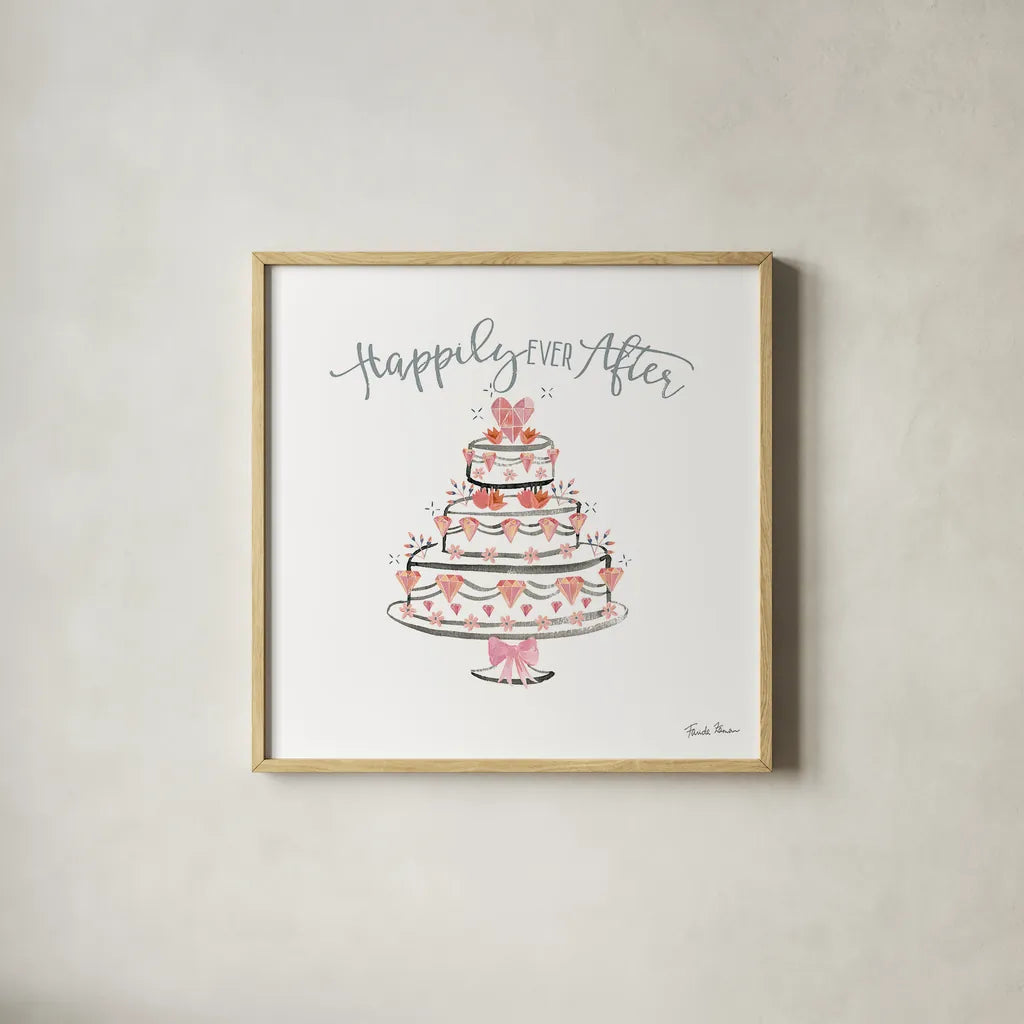 It Takes Two VIII by Farida Zaman. Shown in a natural wood glass frame for a timeless modern aesthetic. Available as an archival giclee rolled canvas, fine art paper, or poster print. SKU 46713a.