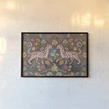 Jewel of the Jungle V by Farida Zaman. shown as a paper print in a black flame. Available as a archival giclee rolled canvas, fine art paper, or poster print. SKU 89249i.