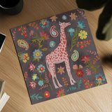 Jewels of the Jungle I by Farida Zaman. Shown as a detailed flat fine art print, highlighting archival giclee quality. Available as an archival giclee rolled canvas, fine art paper, or poster print. SKU 89157a.