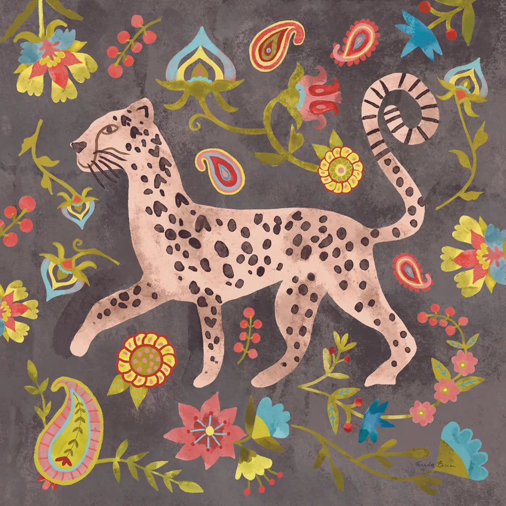 Jewels of the Jungle II by Farida Zaman. SKU 89158a. Archival Giclee Fine art print for wall decor.