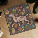 Jewels of the Jungle II by Farida Zaman. Shown as a detailed flat fine art print, highlighting archival giclee quality. Available as an archival giclee rolled canvas, fine art paper, or poster print. SKU 89158a.