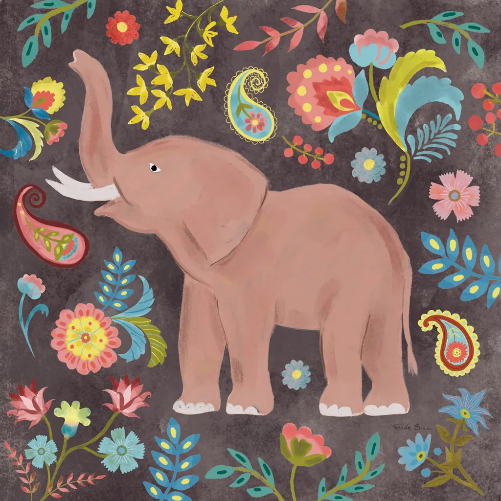 Jewels of the Jungle IV by Farida Zaman. SKU 89160a. Archival Giclee Fine art print for wall decor.