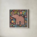 Jewels of the Jungle IV by Farida Zaman. Shown in a crisp white glass frame for a clean and minimalist style. Available as an archival giclee rolled canvas, fine art paper, or poster print. SKU 89160a.
