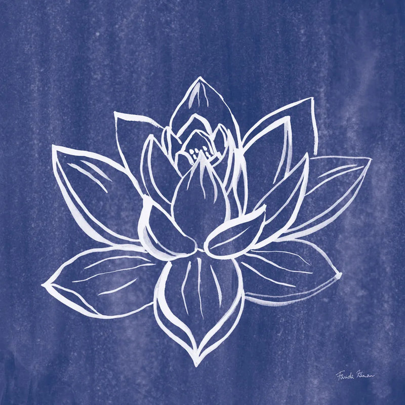 Lotus by Farida Zaman. SKU 64621a. Archival Giclee Fine art print for wall decor.