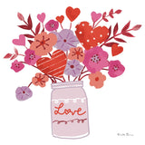 Love You V by Farida Zaman. SKU 104112a. Archival Giclee Fine art print for wall decor.