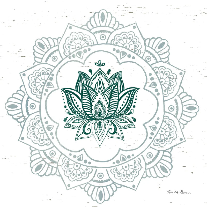Mandala I by Farida Zaman. SKU 91102a. Archival Giclee Fine art print for wall decor.