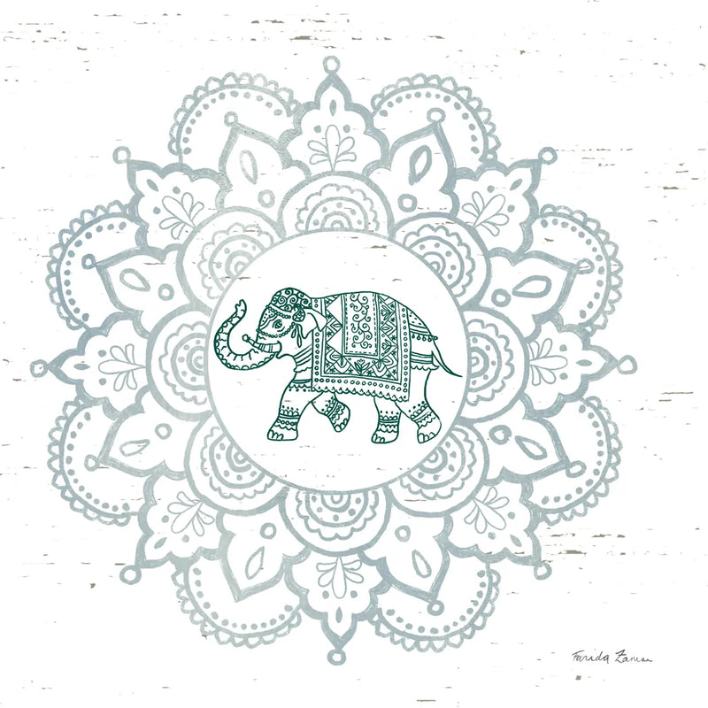 Mandala II by Farida Zaman. SKU 91103a. Archival Giclee Fine art print for wall decor.