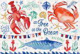 Maritime Delight I by Farida Zaman. SKU 58683i. Archival Giclee Fine art print for wall decor.