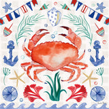 Maritime Delight II by Farida Zaman. SKU 58684a. Archival Giclee Fine art print for wall decor.