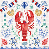 Maritime Delight III by Farida Zaman. SKU 58685a. Archival Giclee Fine art print for wall decor.