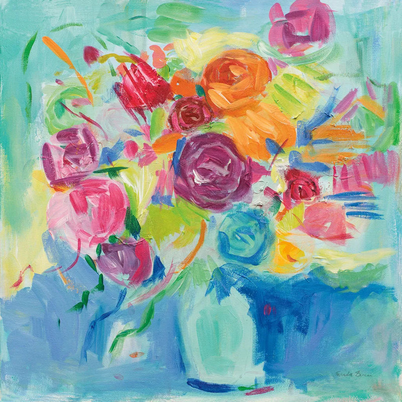 Matisse Florals by Farida Zaman. SKU 32164a. Archival Giclee Fine art print for wall decor.