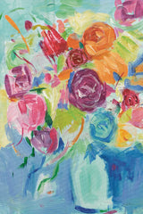 Matisse Florals Pastel Crop by Farida Zaman. SKU 33504h. Archival Giclee Fine art print for wall decor.