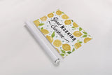 Mellow Yellow I by Farida Zaman. shown as a rolled paper print. Available as archival giclee rolled canvas, fine art paper, or poster print. SKU 45901i.