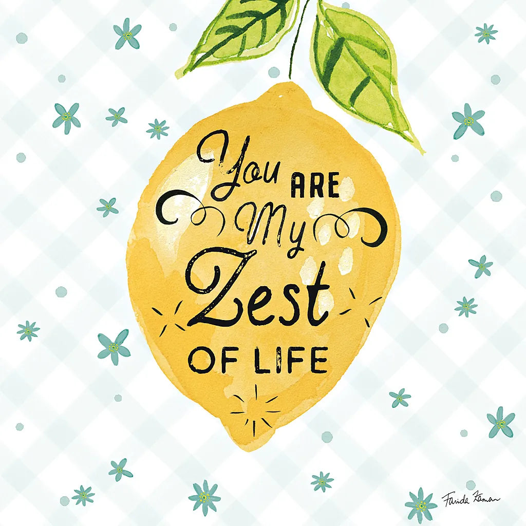 Mellow Yellow III by Farida Zaman. SKU 45903a. Archival Giclee Fine art print for wall decor.