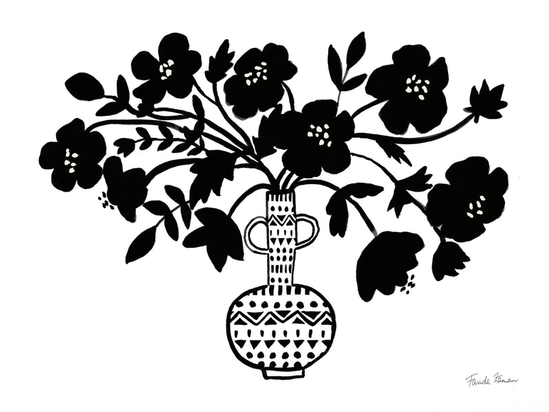 Modern Vallarta Black I White by Farida Zaman