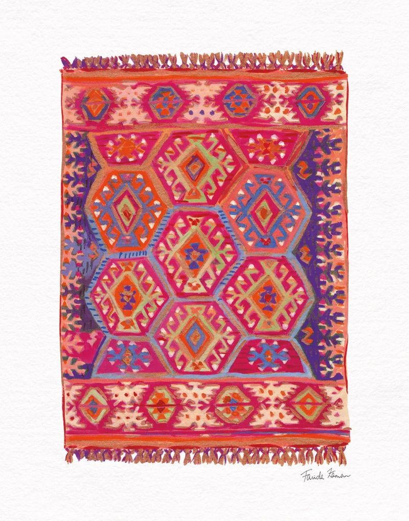 Moroccan Rug II by Farida Zaman