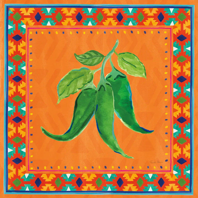 Mucho Caliente IV by Farida Zaman. SKU 78252a. Archival Giclee Fine art print for wall decor.