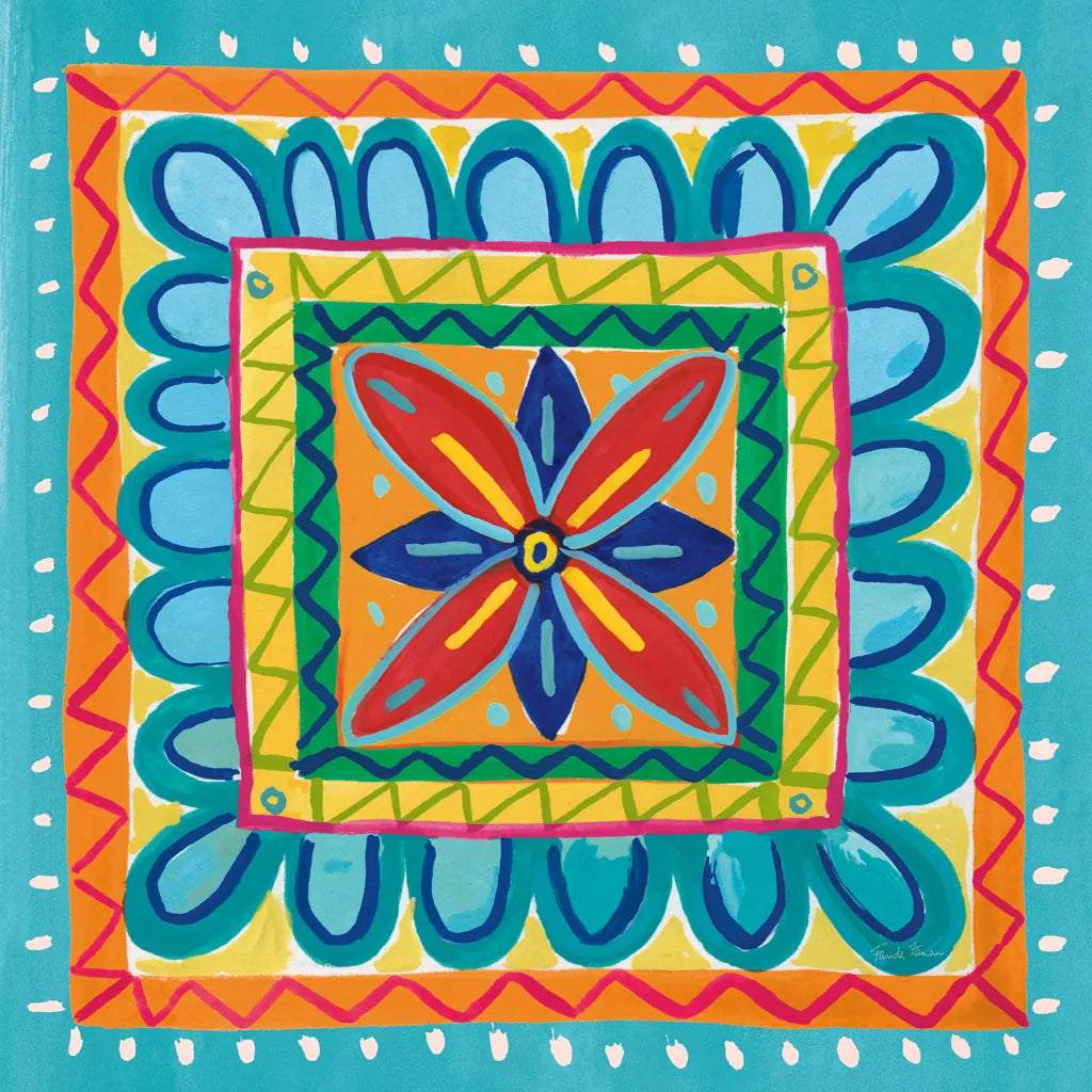 Mucho Caliente IX by Farida Zaman. SKU 78257a. Archival Giclee Fine art print for wall decor.