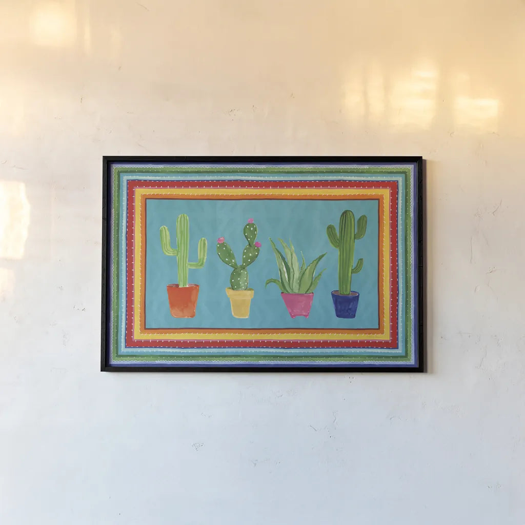 Mucho Caliente V by Farida Zaman. shown as a paper print in a black flame. Available as a archival giclee rolled canvas, fine art paper, or poster print. SKU 78253i.